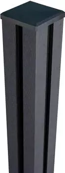 GroJa Solid Torpfosten 240 cm Terra Stahl
