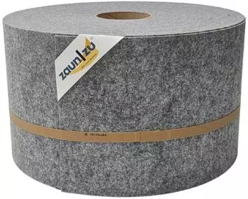 zaun|zu Sichtschutzstreifen Design Hellgrau 50 m x 19 cm x 0,2 cm Hellgrau 1 Stk.