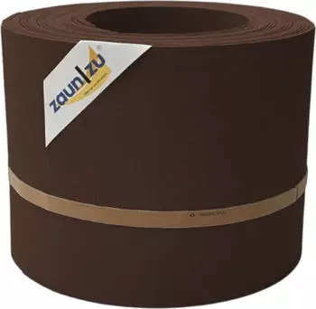 zaun|zu Sichtschutzstreifen Premium 25,5 m x 19 cm Braun