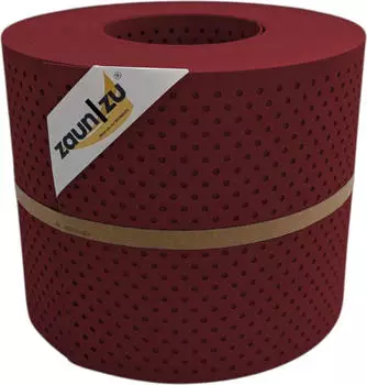 zaun|zu Sichtschutzstreifen Premium Gelocht 15% 26 m x 19 cm x 0,1 cm Bordeauxrot