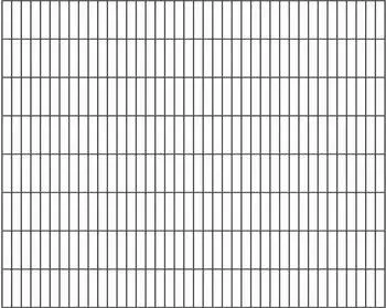 Alberts Doppelstabmatte 200 x 160 cm anthrazit