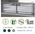 Alberts Flexo 300 x 140 cm inkl. Pfosten 8 x 8 cm anthrazit
