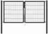 Alberts Flexo 300 x 140 cm inkl. Pfosten 8 x 8 cm anthrazit