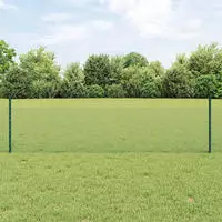 vidaXL Schwei&szlig;drahtzaun mit Pfosten 25 x 0,5 m (B x H)
