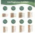 Creative Home Haselnuss Holzzaun 60cm x 5m, Lattenabstand 3-5cm