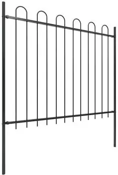 vidaXL Gartenzaun Stahl Robust Modern (277683)