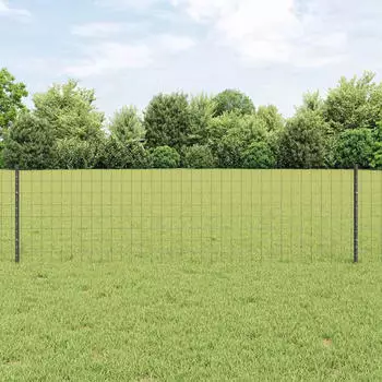 vidaXL Geschwei&szlig;ter Drahtzaun 25 x 0,6 m (3336138)