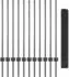 vidaXL Schweißdrahtzaun mit Pfosten 25 x 1 m (3336597)