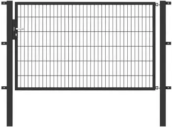 Alberts Flexo 200 x 120 cm 6/5/6 Rahmen 40x40 inkl. Pfosten 8 x 8 cm anthrazit