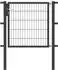 Alberts Flexo 100 x 100 cm 6/5/6 Rahmen 40x40 inkl. Pfosten 6 x 6 cm anthrazit