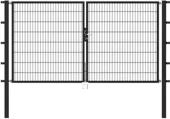 Alberts Flexo 300 x 180 cm inkl. Pfosten 8 x 8 cm anthrazit