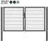 Alberts Flexo Plus 8/6/8 200 x 120 cm inkl. Pfosten 8 x 8 cm anthrazit