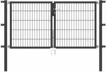 Alberts Flexo 200 x 100 cm 6/5/6 Rahmen 40x40 inkl. Pfosten 6 x 6 cm anthrazit