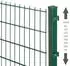 GARDEN 'N' MORE Standard 20 m x 200 cm Set (10 Zaunelemente + 11 Pfosten) grün (75014000)