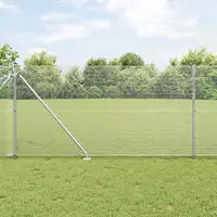 vidaXL Schwei&szlig;drahtzaun mit Spikes 50 x 1 m (B x H)