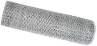 vidaXL Hexagonzaun Silber 0,6 x 25 m Verzinkter Stahl
