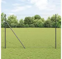 vidaXL Ground Fix Geschwei&szlig;ter Drahtzaun 10 x 1,6 m (B x H)