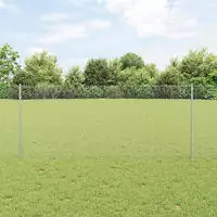 vidaXL Geschwei&szlig;ter Drahtzaun 10 x 1 m (B x H) Feuerverzinkter Stahl