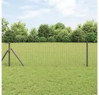 vidaXL Ground Fix Geschwei&szlig;ter Drahtzaun 25 x 0,4 m (B x H)