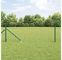 vidaXL Schwei&szlig;drahtzaun mit Spikes 50 x 0,4 m (B x H)