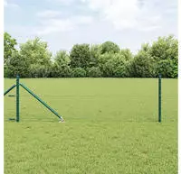 vidaXL Schwei&szlig;drahtzaun mit Spikes 50 x 0,8 m (B x H)