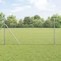 vidaXL Ground Fix Geschwei&szlig;ter Drahtzaun 25 x 1,4 m (B x H)