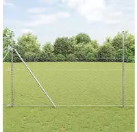 vidaXL Ground Fix Geschwei&szlig;ter Drahtzaun 10 x 1,5 m (B x H)