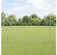 vidaXL Ground Fix Geschwei&szlig;ter Drahtzaun 25 x 1,6 m (B x H)