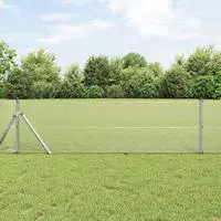 vidaXL Ground Fix Geschwei&szlig;ter Drahtzaun 25 x 0,8 m (B x H)