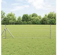 vidaXL Ground Fix Geschwei&szlig;ter Drahtzaun 10 x 0,8 m (B x H)