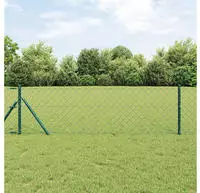 vidaXL Ground Fix Geschwei&szlig;ter Drahtzaun 10 x 0,8 m (B x H)