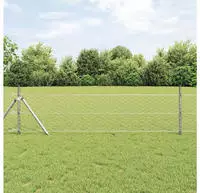 vidaXL Ground Fix Geschwei&szlig;ter Drahtzaun 10 x 0,4 m (B x H)