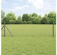 vidaXL Ground Fix Geschwei&szlig;ter Drahtzaun 10 x 0,4 m (B x H)