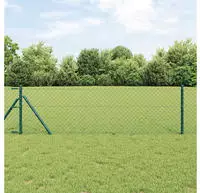 vidaXL Ground Fix Geschwei&szlig;ter Drahtzaun 25 x 0,4 m (B x H)