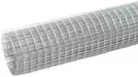 vidaXL Maschendraht Verzinkter Stahl 25x0,5 m Silbern