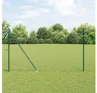 vidaXL Schwei&szlig;drahtzaun mit Spikes 100 x 1,6 m (B x H)