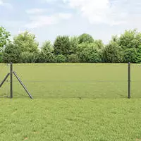 vidaXL Ground Fix Geschwei&szlig;ter Drahtzaun 100 x 0,5 m (B x H)