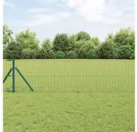 vidaXL Ground Fix Geschwei&szlig;ter Drahtzaun 10 x 0,8 m (B x H)