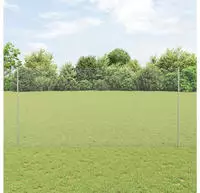 vidaXL Geschwei&szlig;ter Drahtzaun 10 x 1,5 m (B x H) Feuerverzinkter Stahl
