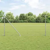 vidaXL Schwei&szlig;drahtzaun mit Spikes 50 x 1,2 m (B x H)