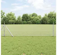 vidaXL Ground Fix Geschwei&szlig;ter Drahtzaun 10 x 0,4 m (B x H)