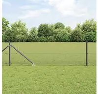 vidaXL Schwei&szlig;drahtzaun mit Spikes 50 x 0,5 m (B x H)