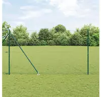 vidaXL Schwei&szlig;drahtzaun mit Spikes 50 x 1,5 m (B x H)