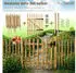 Floranica Staketenzaun Haselnuss 50 cm + Holzpfosten Lattenabstand 4–6 cm (1750)