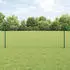 vidaXL Zaun mit Pfosten Grün 0,8x100m Stahl und PVC