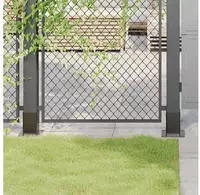 vidaXL Pfostentr&auml;ger Quadrat 4 Stk. 81x81 mm Pulverbeschichteter Stahl
