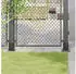 vidaXL Pfostenträger quadratisch 4 Stk. Anthrazit pulverbeschichteter Stahl 81x81mm