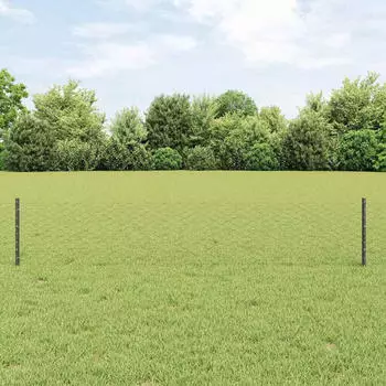 vidaXL Geschwei&szlig;ter Drahtzaun 10 x 0,4 m (3336807)