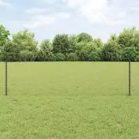 vidaXL Geschwei&szlig;ter Drahtzaun 10 x 0,6 m (B x H)