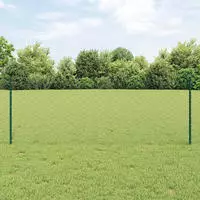 vidaXL Geschwei&szlig;ter Drahtzaun 10 x 0,8 m (B x H)